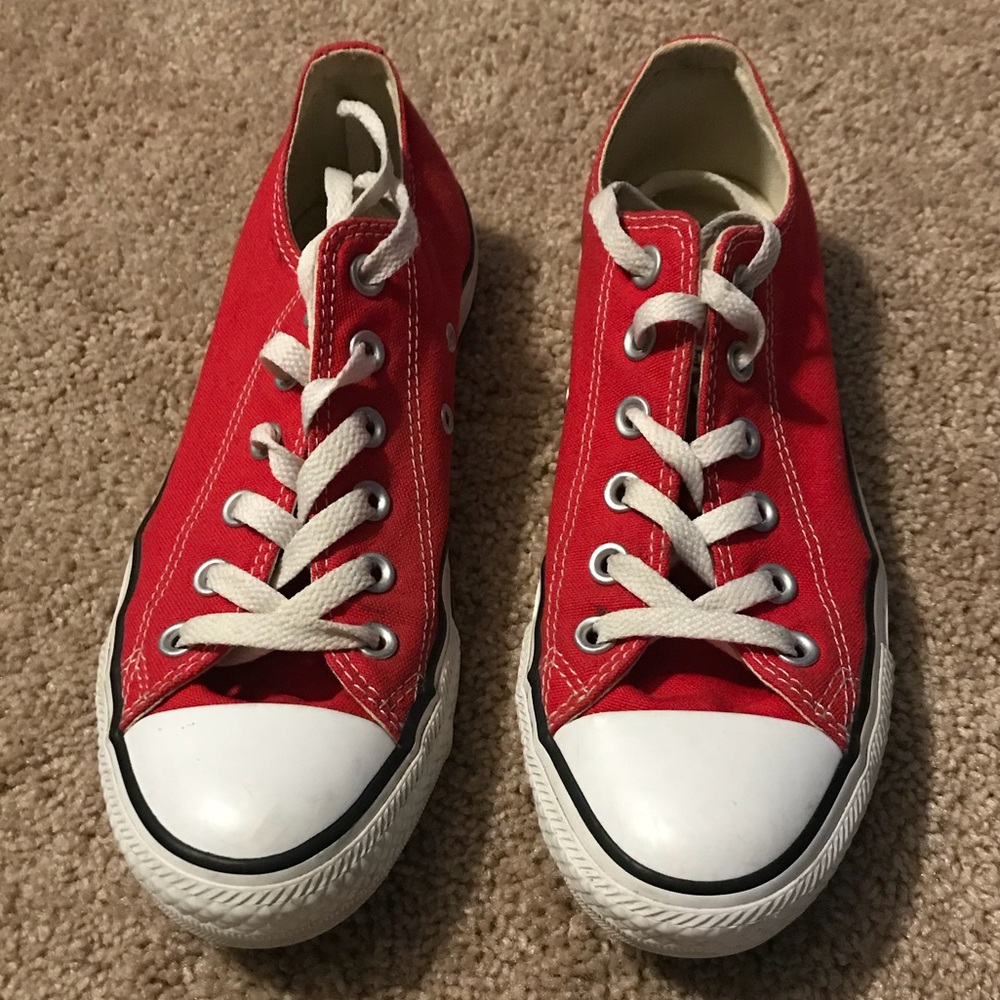 Red Converse Womens
